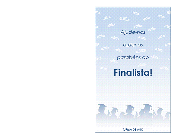 Convite para festa de fim de curso (Estrutura de festa de fim de curso, dobrado ao meio) Convite para festa de fim de curso (Estrutura de festa de fim de curso, dobrado ao meio)