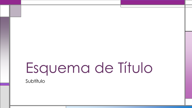 Modelos de diapositivo verticais e horizontais Modelos de diapositivo verticais e horizontais