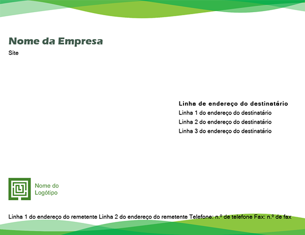 Envelope (design Onda Verde) Envelope (design Onda Verde)