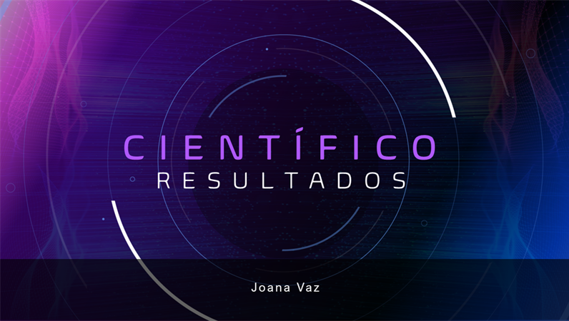 Apresentação de resultados científicos Apresentação de resultados científicos
