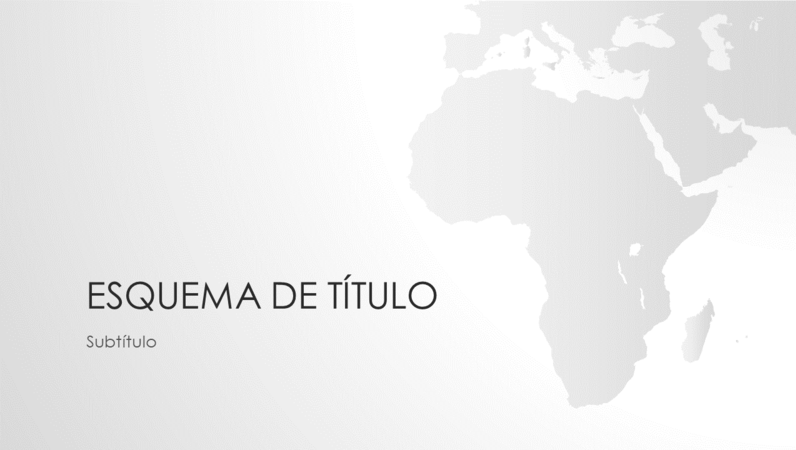 Série de mapas do mundo, apresentação com o continente africano (ecrã panorâmico) Série de mapas do mundo, apresentação com o continente africano (ecrã panorâmico)