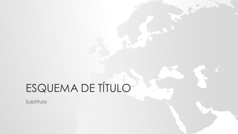Série de mapas do mundo, apresentação com o continente europeu (ecrã panorâmico) Série de mapas do mundo, apresentação com o continente europeu (ecrã panorâmico)