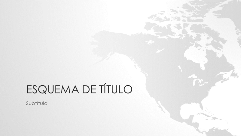 Série de mapas do mundo, apresentação com o continente norte-americano (ecrã panorâmico) Série de mapas do mundo, apresentação com o continente norte-americano (ecrã panorâmico)