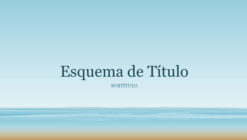Apresentação com ilustração do oceano (ecrã panorâmico) Apresentação com ilustração do oceano (ecrã panorâmico)