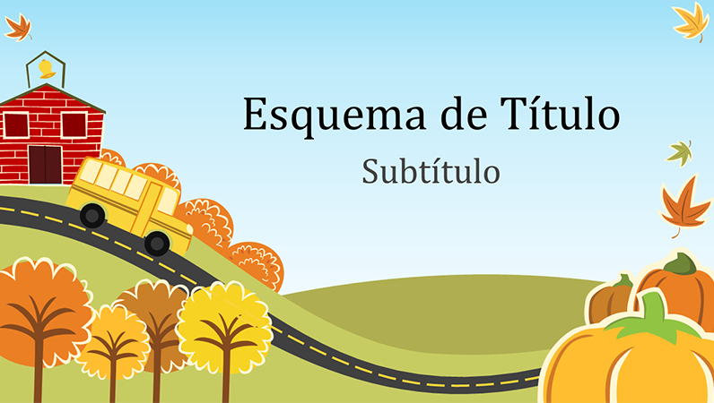 Apresentação educacional de outono (ecrã panorâmico) Apresentação educacional de outono (ecrã panorâmico)