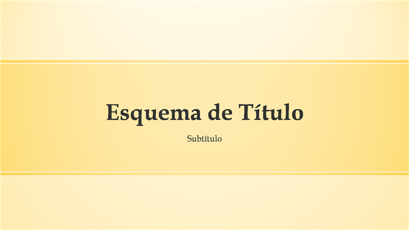 Apresentação com estrutura de faixas amarelas (ecrã panorâmico) Apresentação com estrutura de faixas amarelas (ecrã panorâmico)