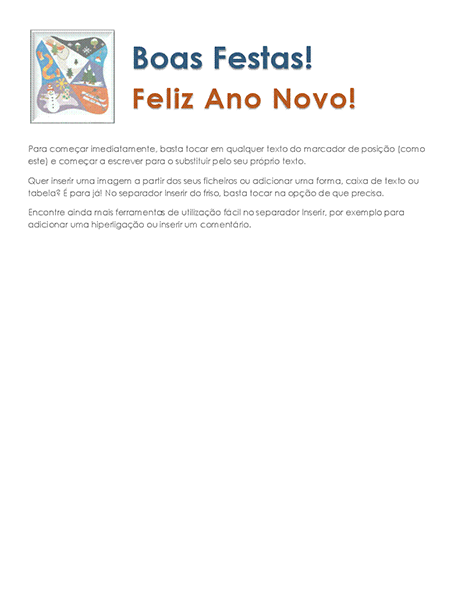 Papel de carta de inverno Papel de carta de inverno