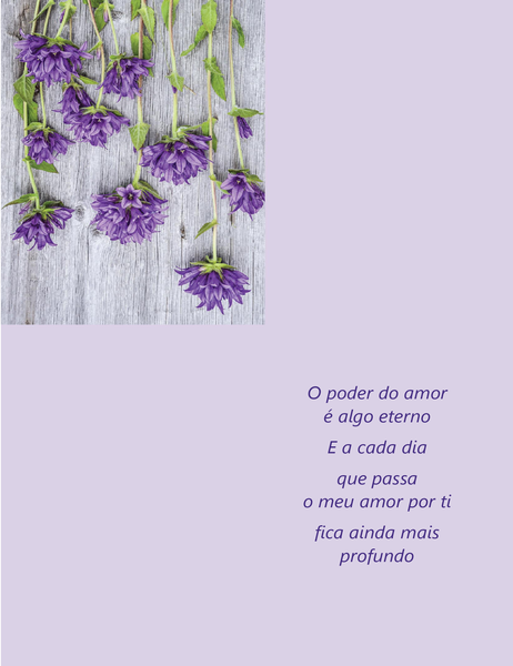 Cartão do Dia dos Namorados com poesia (dobrado em quatro) Cartão do Dia dos Namorados com poesia (dobrado em quatro)