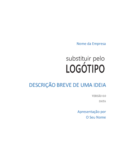 Descrição breve de ideias Descrição breve de ideias