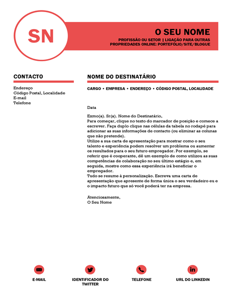Carta de apresentação sofisticada, concebida pela MOO Carta de apresentação sofisticada, concebida pela MOO
