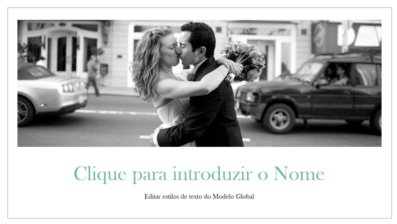 Álbum de fotografias de casamento simples Álbum de fotografias de casamento simples