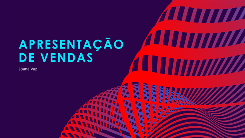 Apresentação de vendas futurista Apresentação de vendas futurista