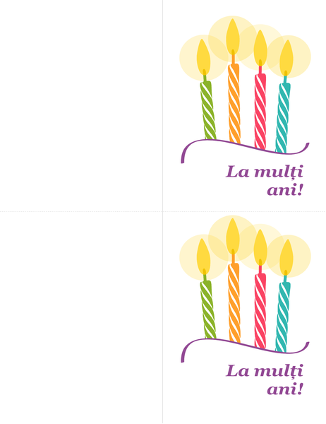 Felicitări pentru zile de naștere (2 pe pagină) Felicitări pentru zile de naștere (2 pe pagină)