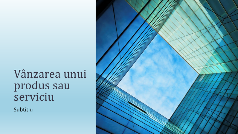 Prezentare de business de vânzări pentru produse sau servicii Prezentare de business de vânzări pentru produse sau servicii