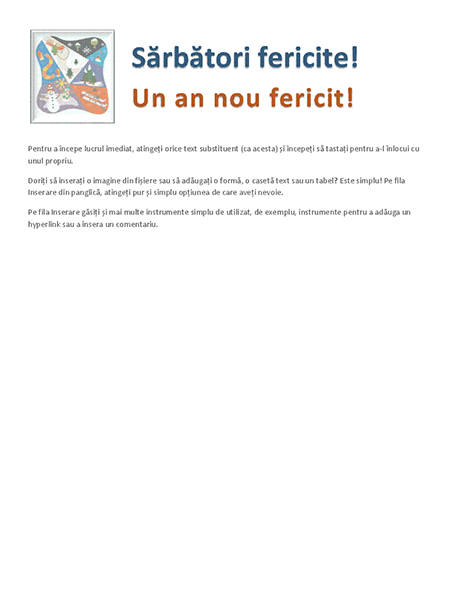 Foaie de scris cu temă de iarnă Foaie de scris cu temă de iarnă
