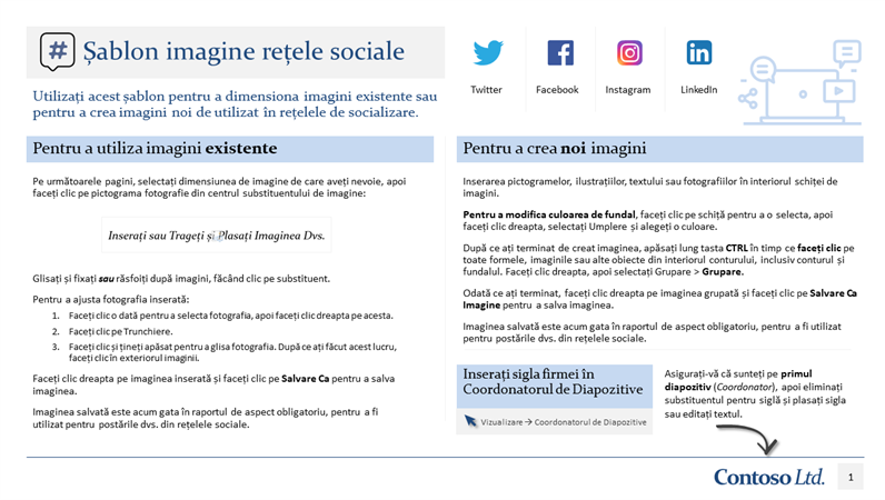 Șablon imagine rețele sociale Șablon imagine rețele sociale