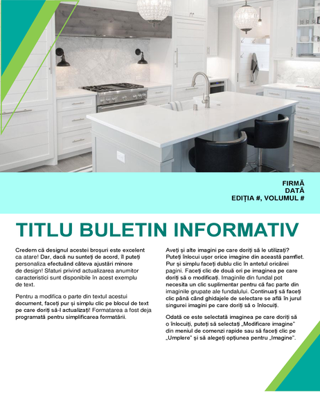 Broșură de design interior Broșură de design interior