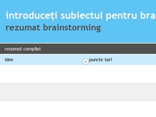 Colaborare brainstorming Colaborare brainstorming
