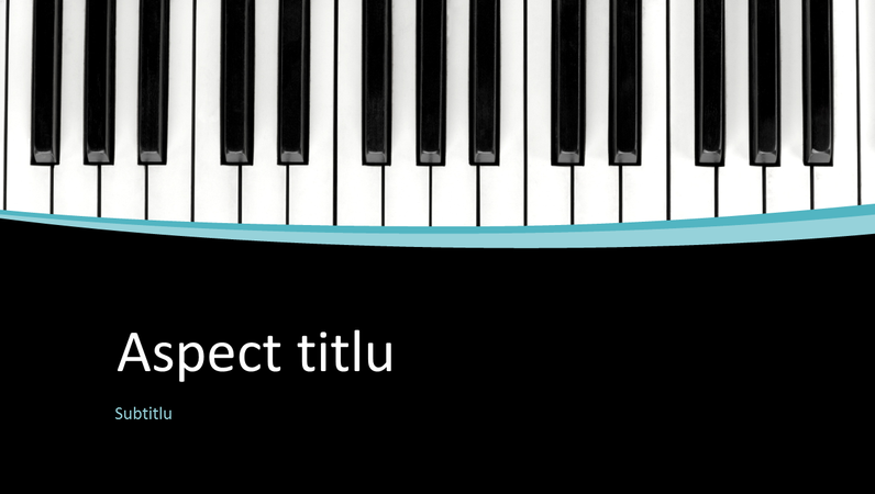 Prezentare cu note muzicale (ecran lat) Prezentare cu note muzicale (ecran lat)