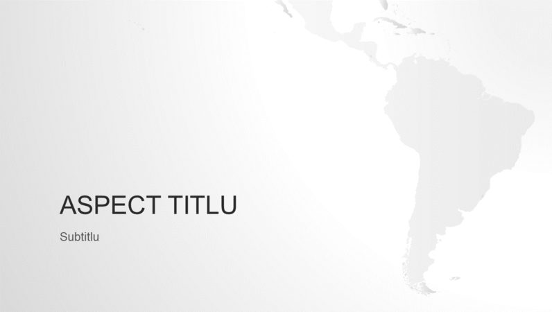 Seria de hărți ale lumii, prezentarea continentului sud-american (ecran lat) Seria de hărți ale lumii, prezentarea continentului sud-american (ecran lat)
