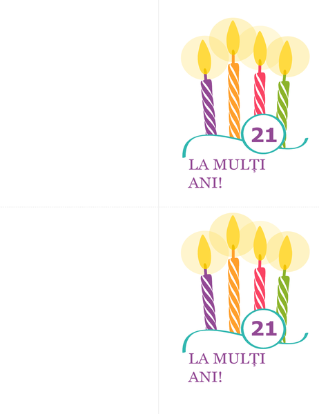 Felicitări aniversări speciale (2 pe pagină, pentru Avery 8315) Felicitări aniversări speciale (2 pe pagină, pentru Avery 8315)