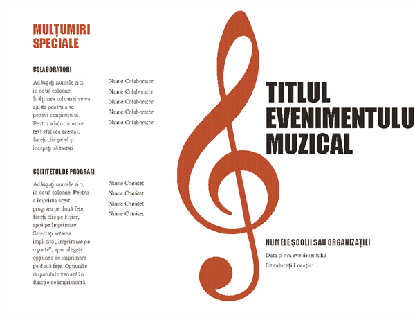Program muzical
