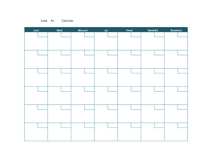 Calendar lunar necompletat Calendar lunar necompletat