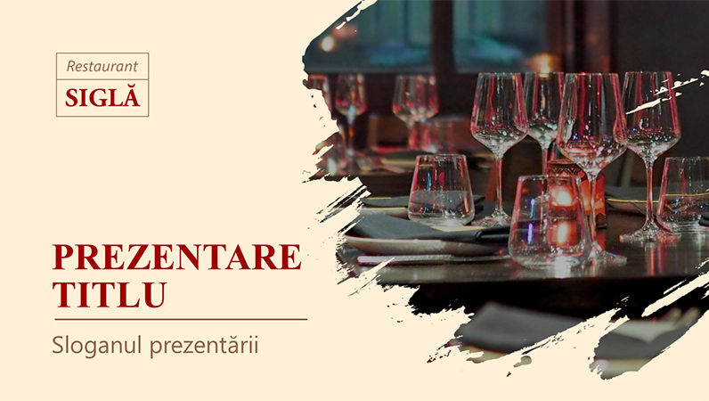 Prezentare comercială a unui restaurant Prezentare comercială a unui restaurant