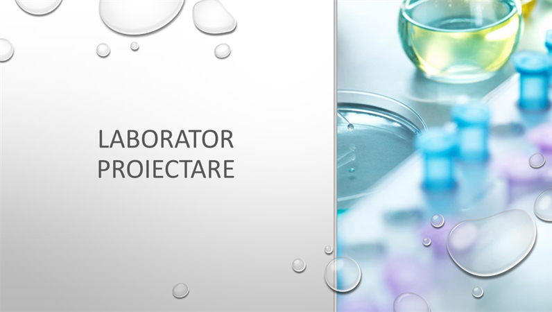 Design Picătură laborator Design Picătură laborator