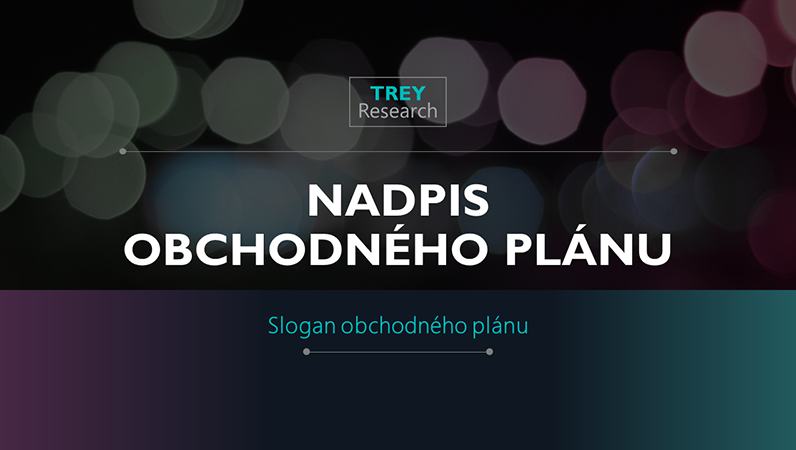 Futuristický obchodný plán Futuristický obchodný plán
