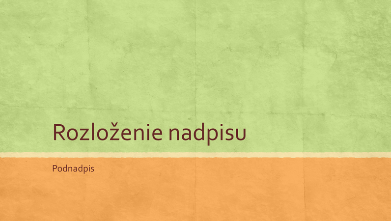 Prezentácia v zemitých odtieňoch (širokouhlý formát) Prezentácia v zemitých odtieňoch (širokouhlý formát)