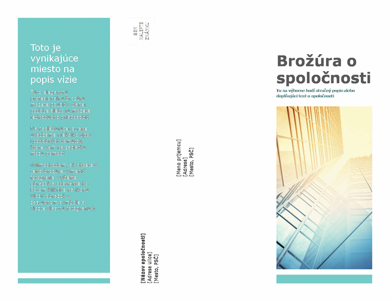 Brožúra (obchodná) Brožúra (obchodná)