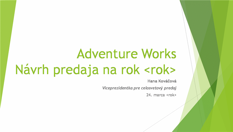 Prezentácia stratégie predaja, fazetový motív (širokouhlý formát) Prezentácia stratégie predaja, fazetový motív (širokouhlý formát)