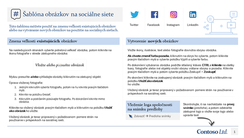 Šablóna obrázkov na sociálne siete Šablóna obrázkov na sociálne siete