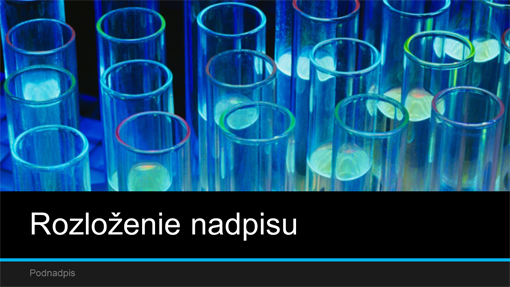 Prezentácia laboratórneho výskumu (širokouhlý formát) Prezentácia laboratórneho výskumu (širokouhlý formát)