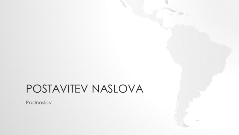 Niz zemljevidov sveta, predstavitev o Južni Ameriki (širokozaslonsko) Niz zemljevidov sveta, predstavitev o Južni Ameriki (širokozaslonsko)