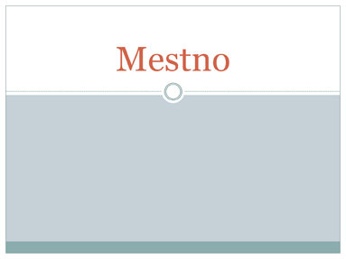 Mestno
