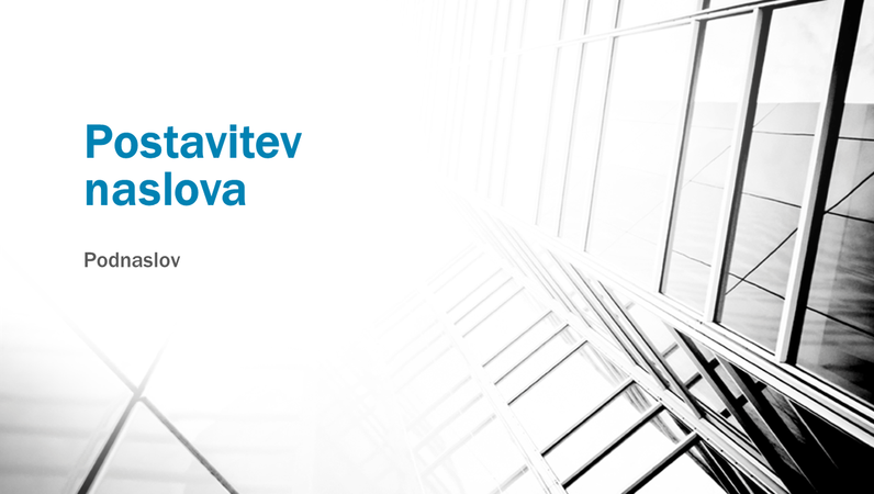 Poslovna predstavitev s kontrastom (širokozaslonska) Poslovna predstavitev s kontrastom (širokozaslonska)