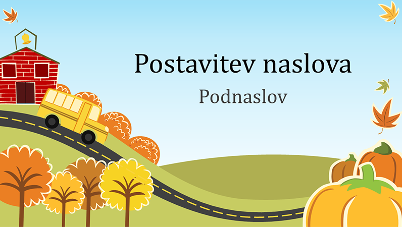 Jesenska predstavitev (širokozaslonska) Jesenska predstavitev (širokozaslonska)
