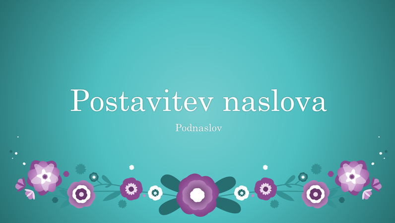 Vijolične rože na modri podlagi (širok zaslon) Vijolične rože na modri podlagi (širok zaslon)