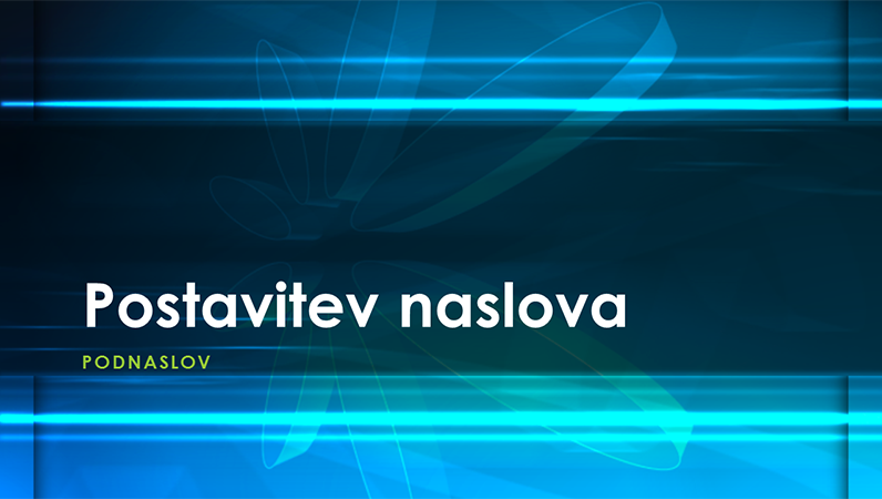 Diapozitivi s predloga načrta »Modri atom«
