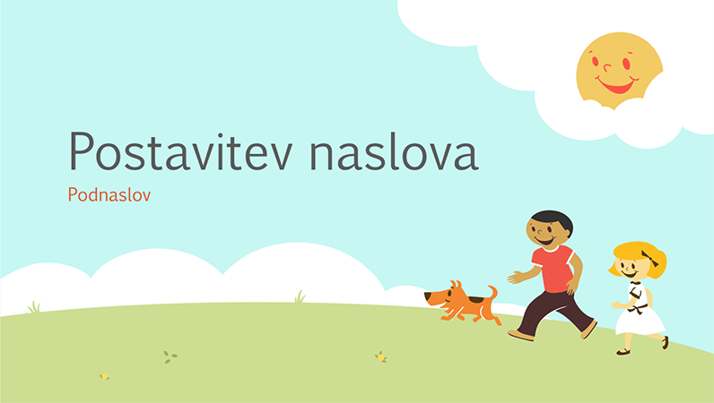 Načrt šolske predstavitve z motivom otrok, ki se igrajo (ilustracija, širokozaslonsko) Načrt šolske predstavitve z motivom otrok, ki se igrajo (ilustracija, širokozaslonsko)