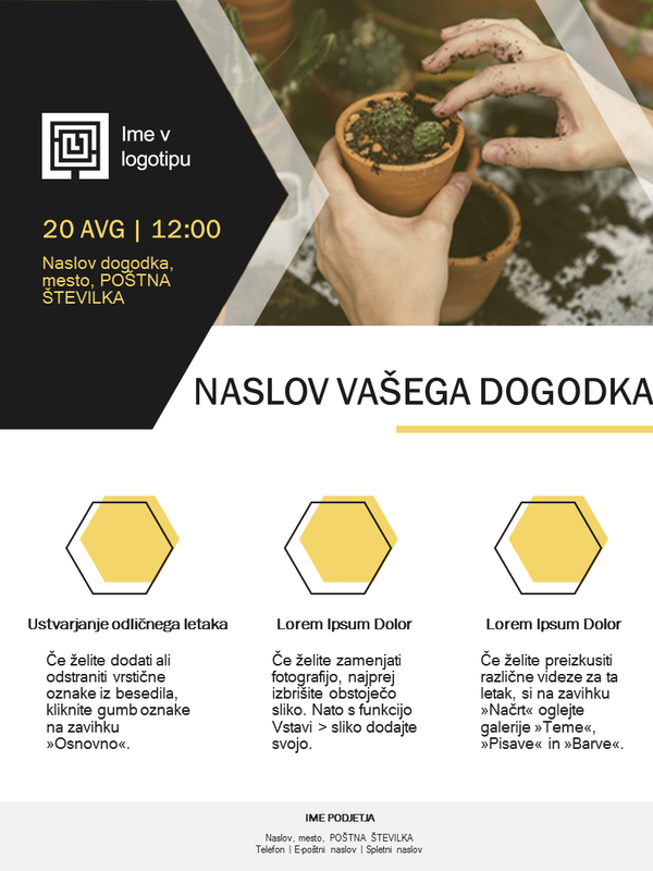 Majhen poslovni letak (zlata oblika) Majhen poslovni letak (zlata oblika)