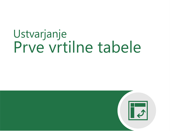 Vadnica za vrtilne tabele