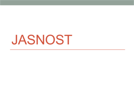 Jasnost Jasnost