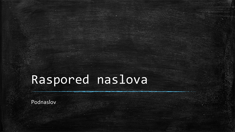 Obrazovna prezentacija – školska tabla (široki ekran) Obrazovna prezentacija – školska tabla (široki ekran)