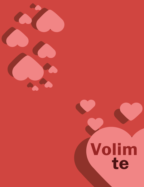 Čestitka „Volim te“ (četvorostruka) Čestitka „Volim te“ (četvorostruka)