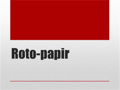 Roto-papir Roto-papir
