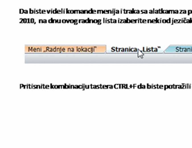 Referentna radna sveska za traku sistema SharePoint Server Referentna radna sveska za traku sistema SharePoint Server