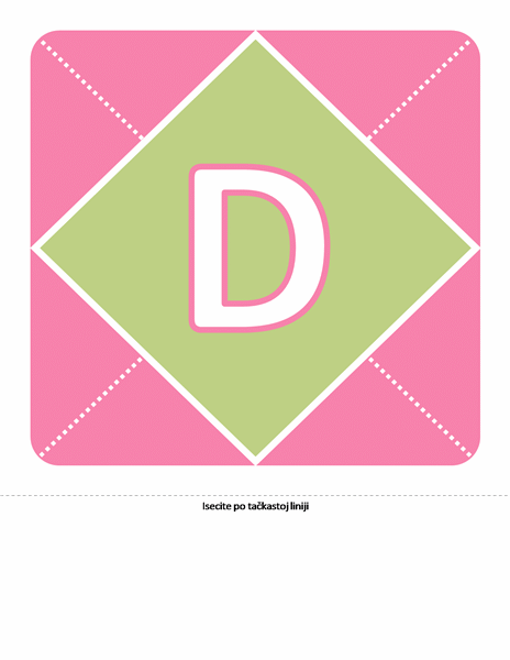 Natpis „Dobro došla, devojčice“ (roze, ljubičasto, zeleno) Natpis „Dobro došla, devojčice“ (roze, ljubičasto, zeleno)